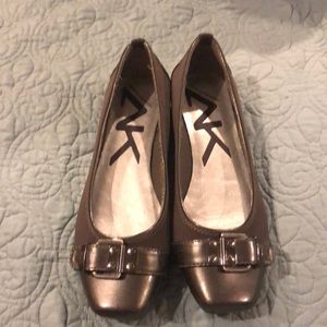 Anne Klein Sport Bronze flats